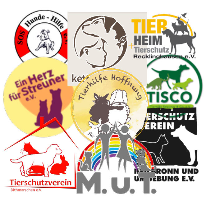 Wir kooperieren mit Tierheimen und Tierschutzorganisationen