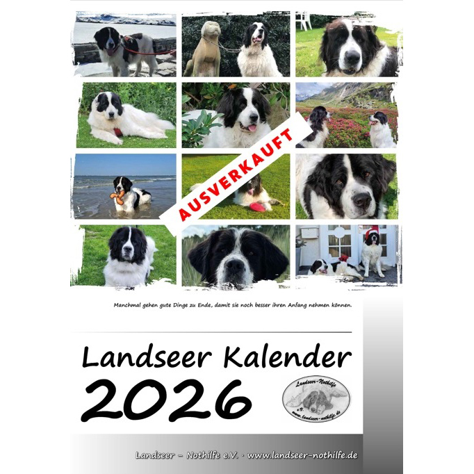Der neue Landseer Kalender 2026 ist jetzt bestellbar!